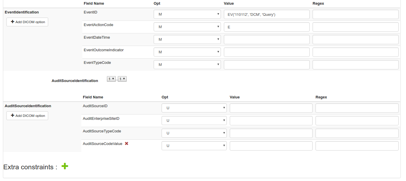 Audit message administration part2